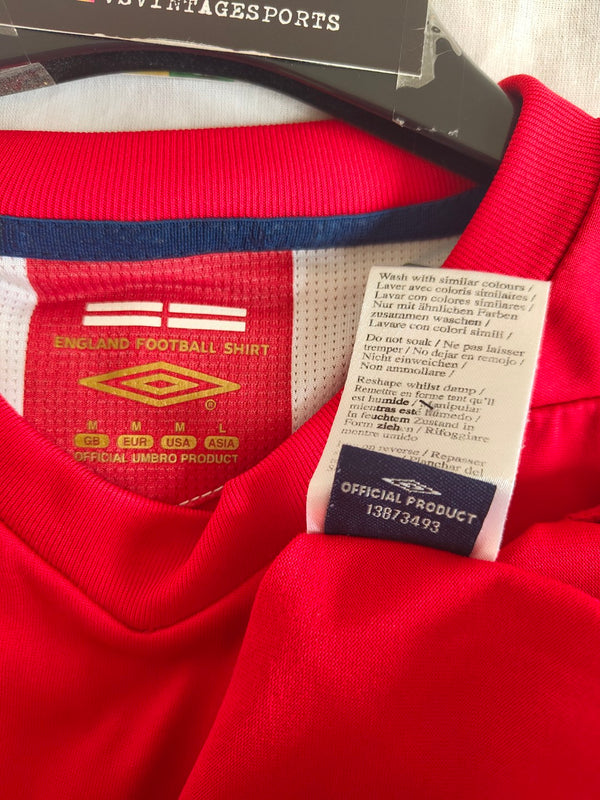 England Away Football Shirt 2006-2008 (M) 10 Owen