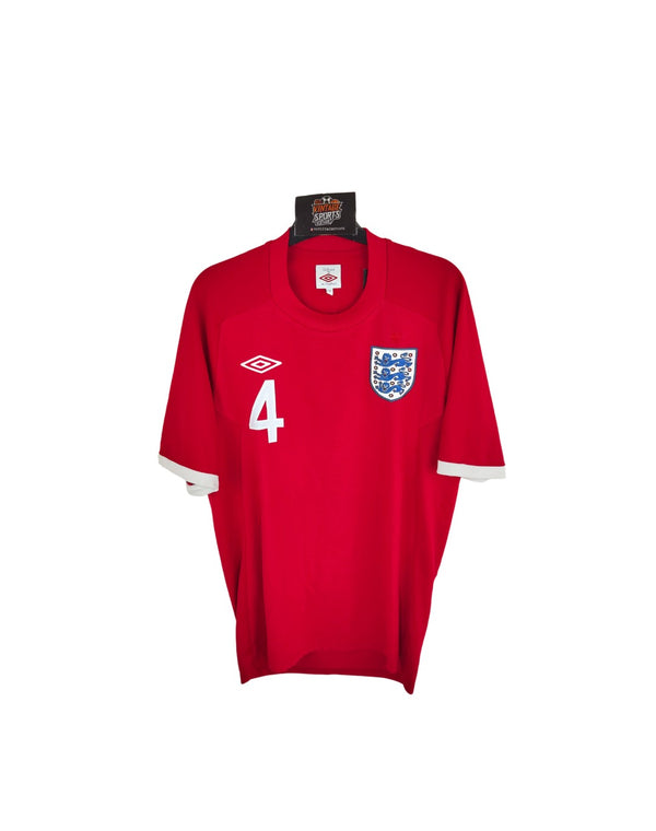 England Away Football Shirt 2010-2012 (M) 4 Gerrard