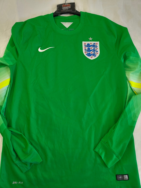 England Goalkeeper Football Shirt 2014 (M)