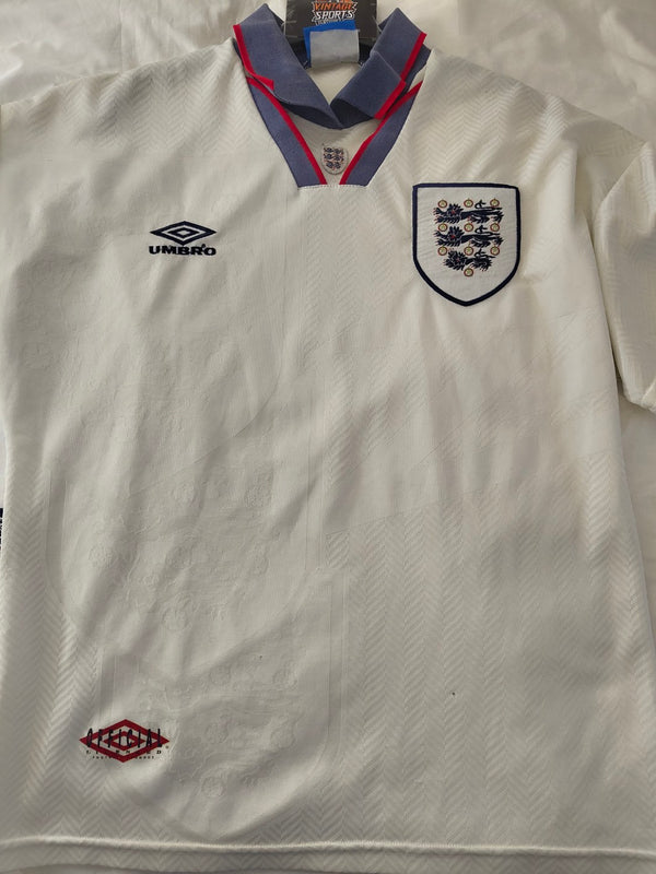 England Home Football Shirt 1993-1995 (M)