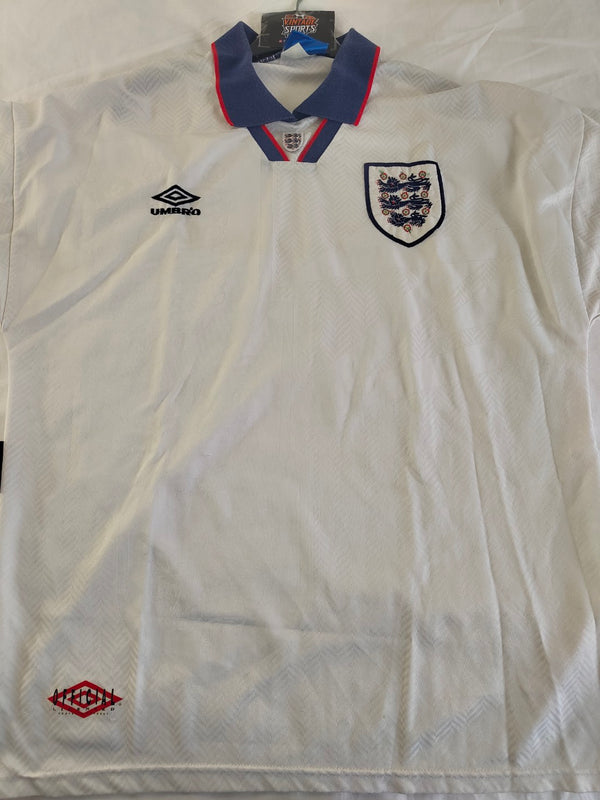 England Home Football Shirt 1993-1995 (XL)