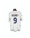 England Home Football Shirt 2007-2009 (M) #9 Rooney