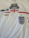 England Home Football Shirt 2007-2009 (S)