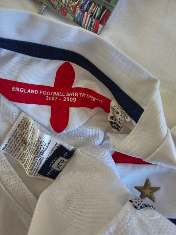 England Home Football Shirt 2007-2009 (Youths)