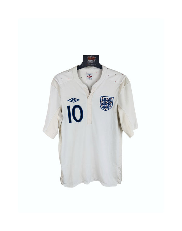 England Home Football Shirt 2010-2012 (S) 10 Rooney