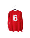 England Long Sleeve Away Football Shirt 1966 (L) 6 Moore