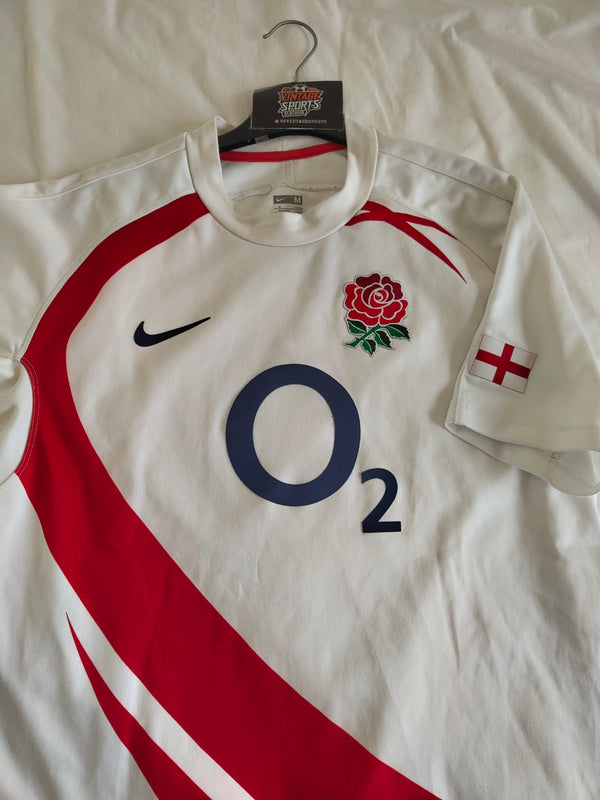 England Rugby Home Shirt 2007-2008 (M)