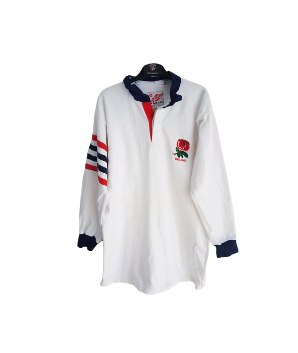 England Rugby Long Sleeve Home Shirt 1991 (M)
