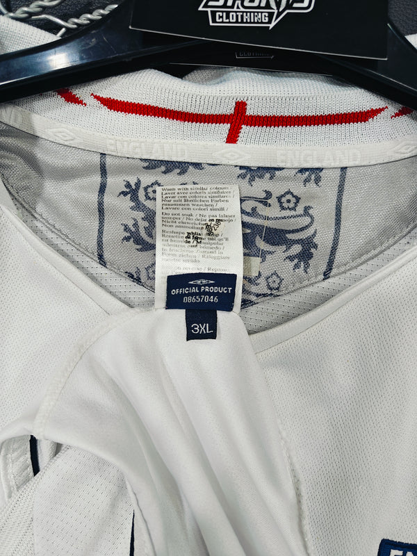 England Home Football Shirt 2005-2007 (3XL) 9 Rooney