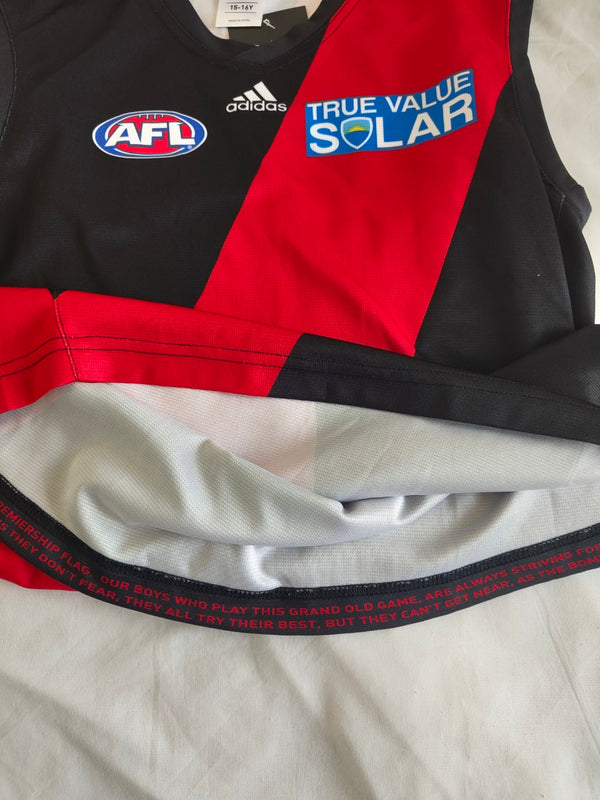 Essendon Bombers AFL Australian Football Vest shirt 2013 (Youths)