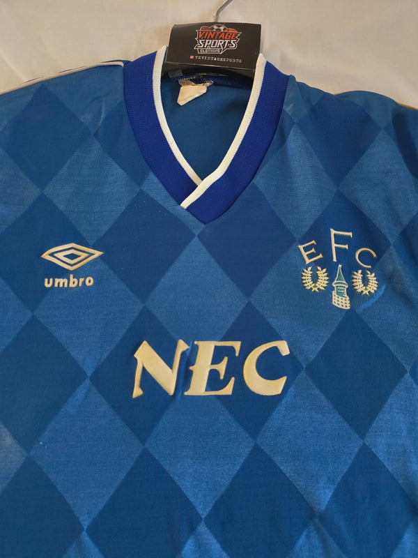 Everton FC Home Football Shirt 1986-1989 (L)