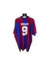FC Barcelona Official home Football Shirt 1990s (XXL) 9 Ronaldo