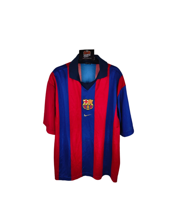 FC Barcelona home Football Shirt 2001-2002 (L)