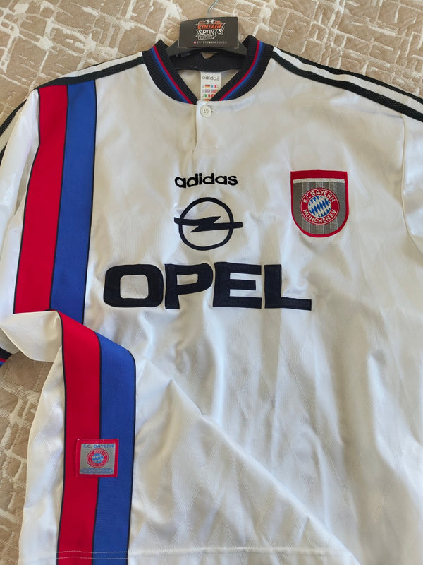 FC Bayern Munich Away Football Shirt 1996-1998 (XL)