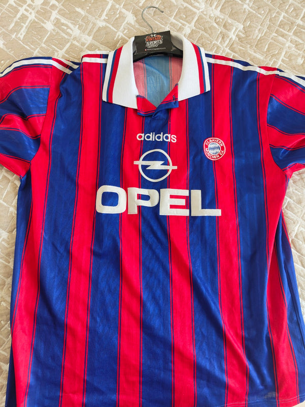 FC Bayern Munich Home Football Shirt 1995-1996 (XL) 5 Helmer