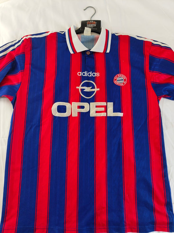 FC Bayern Munich Home Football Shirt 1995-1996 (XL) 7 Scholl