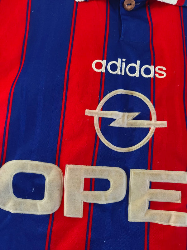FC Bayern Munich Home Football Shirt 1995-1996 (XL) 7 Scholl