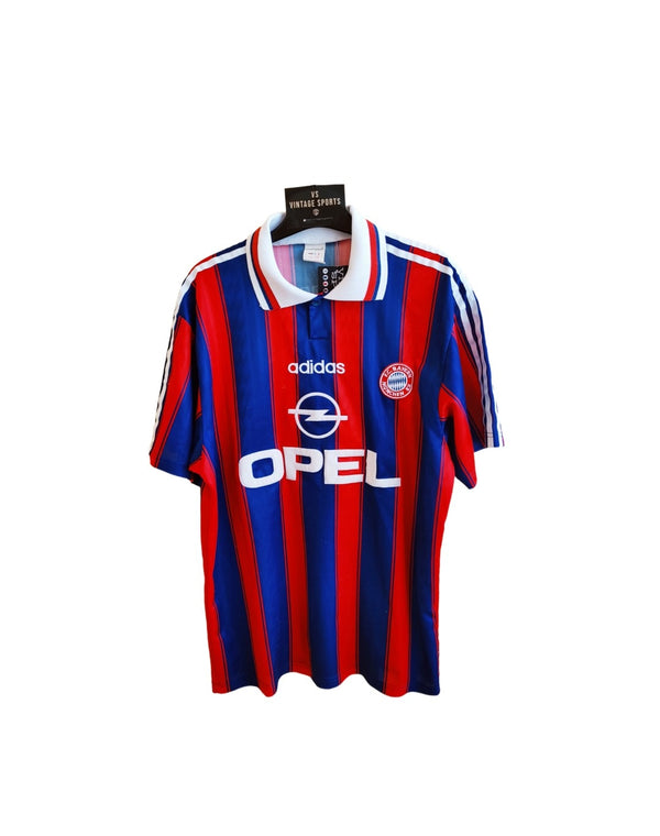 FC Bayern Munich Home Football Shirt 1995-1996 (M) #7 Scholl