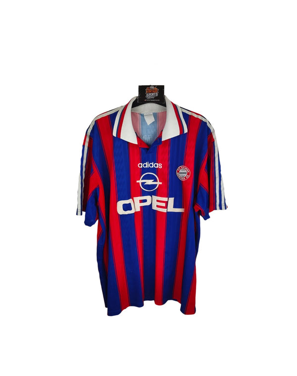 FC Bayern Munich Home Football Shirt 1995-1996 (L) 18 Klinsmann