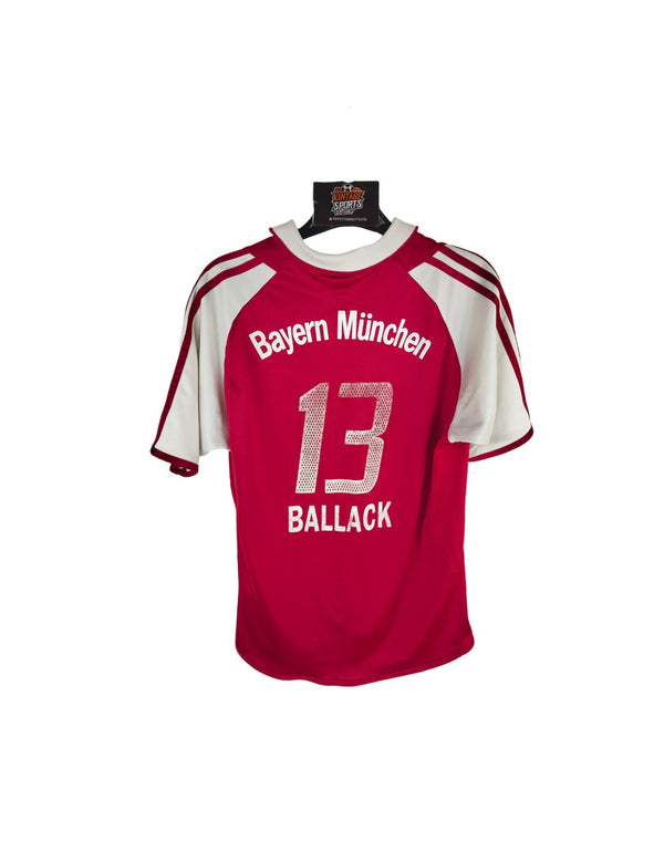 FC Bayern Munich Home Football Shirt 2003-2004 (Youths) #13 ballack