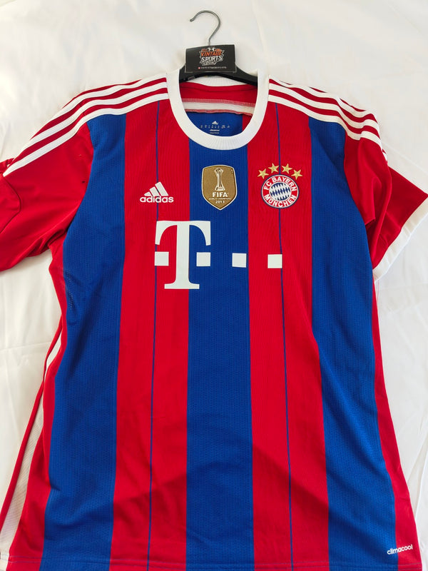 FC Bayern Munich Home Football Shirt 2014-2015 (XL) 19 Gotze
