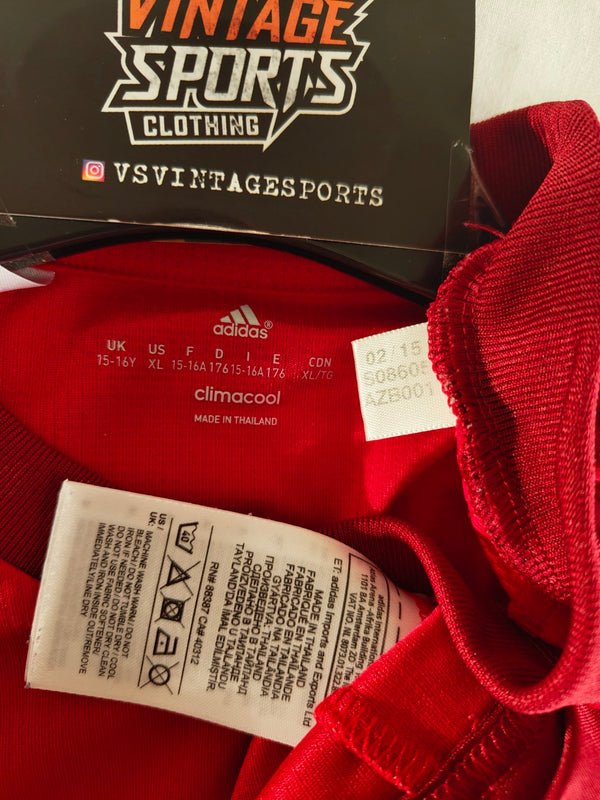 FC Bayern Munich Home Football Shirt 2015-2016 (Youths) #27 Alaba