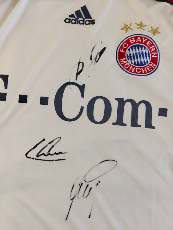 FC Bayern Munich Signed Away Football Shirt 2006-2007 (M) Philipp Lahm