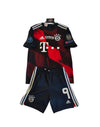 FC Bayern Munich Third football Full Kit 2020-2021 (Youths) #9 Lewandowski