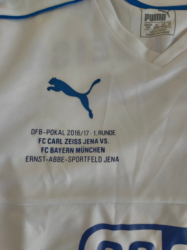 FC Carl Zeiss Jena Cup Home Football Shirt 2016-2017 (M)