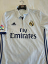 Real Madrid Home Football Shirt 2016-2017 (M) #7 Ronaldo