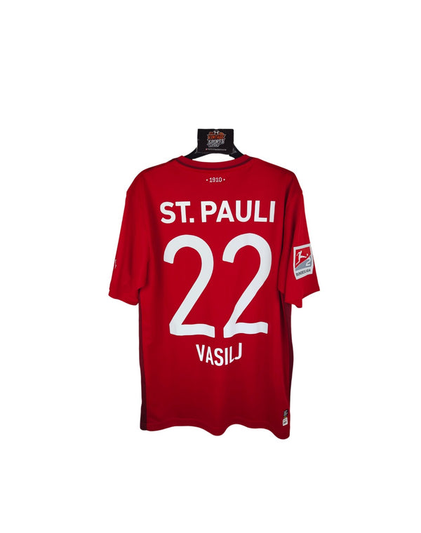 FC ST Pauli Goalkeeper Football Shirt 2023-2024 (M) #22 Vasilj