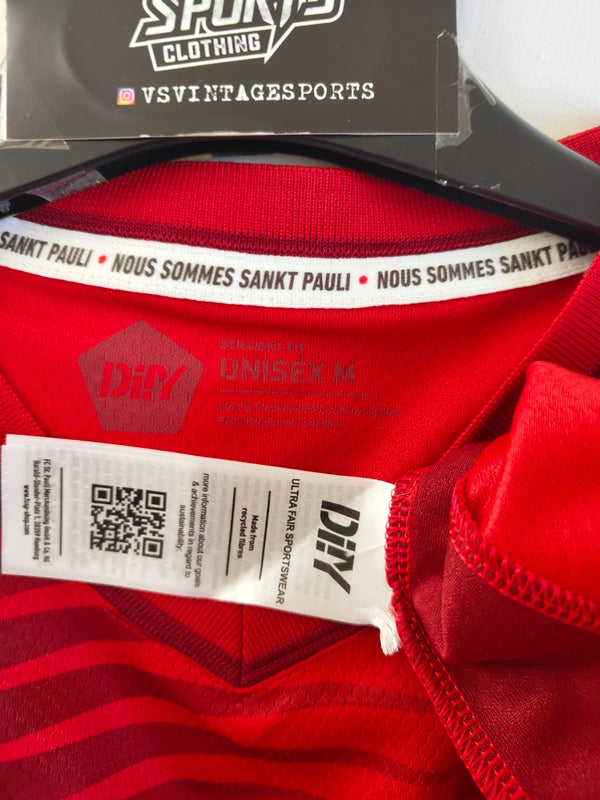 FC ST Pauli Goalkeeper Football Shirt 2023-2024 (M) #22 Vasilj