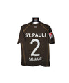 FC ST Pauli Home Football Shirt 2022-2023 (M) #2 Saliakas