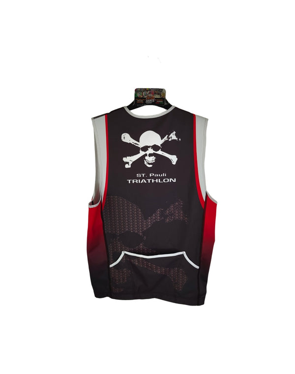 FC ST Pauli Triathlon 3/4 Zip Jersey Shirt 2010s (XS)
