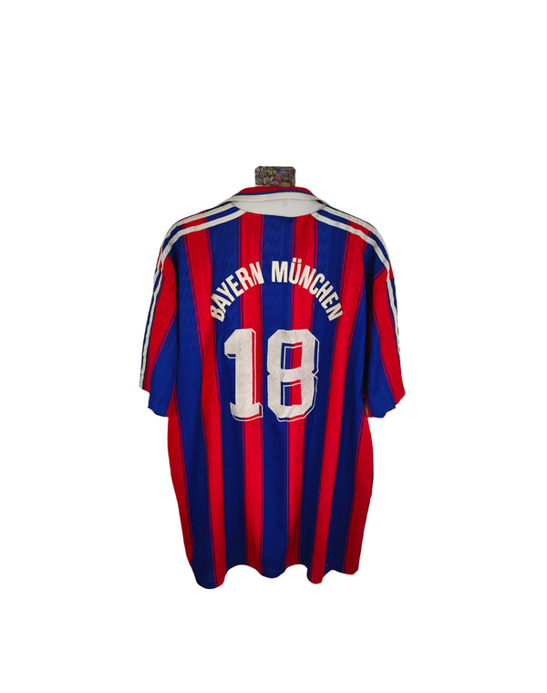 FC Bayern Munich Home Football Shirt 1995-1996 (L) 18 Klinsmann