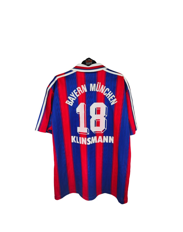 FC Bayern Munich Home Football Shirt 1995-1996 - 18 Klinsmann