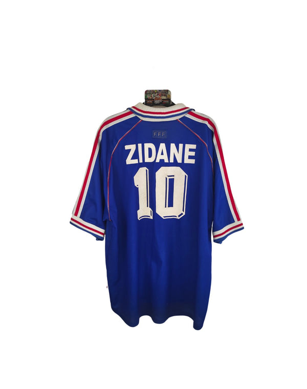 France Home Football Shirt 1998-2000 (XL) 10 Zidane