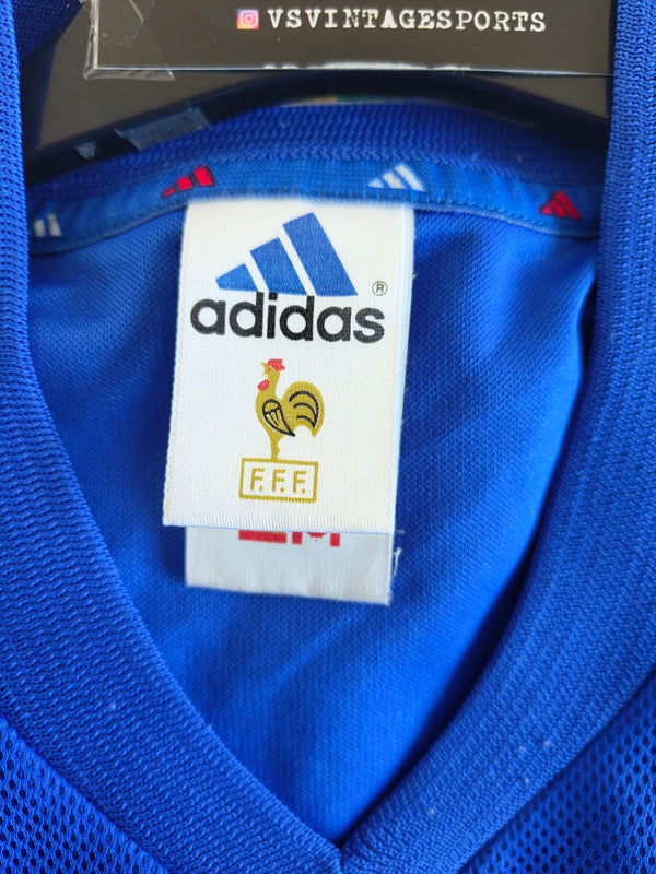 France Home Football Shirt 2002-2004 (XL)