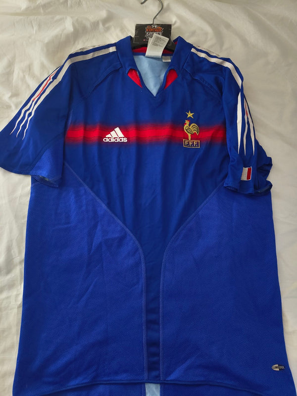 France Home Football Shirt 2004-2006 (M)