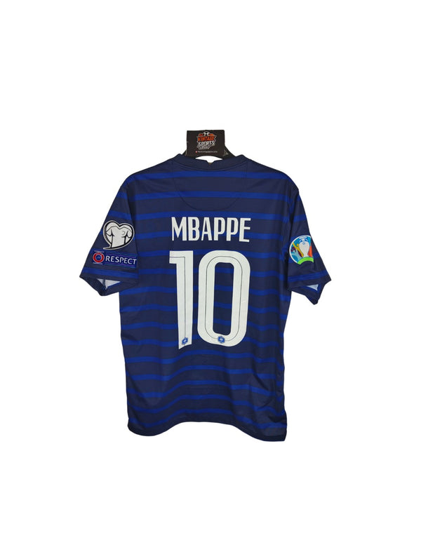 France Home Football Shirt 2020-2021 (M)#10 Mbappe
