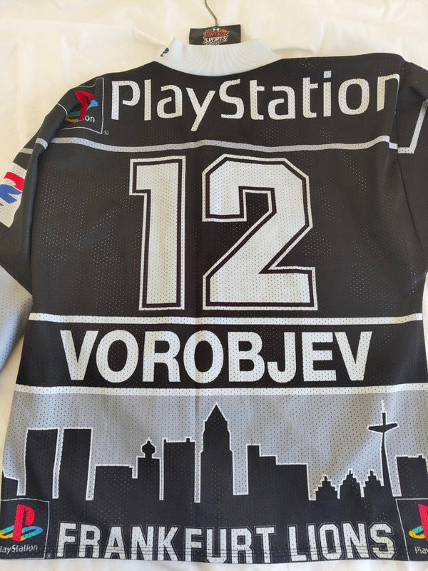 Frankfurt Lions Signed Ice Hockey DEL Jersey 1998-1999 (M) #12 Vorobjev