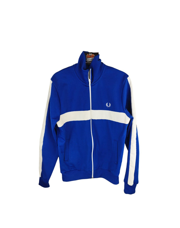 Fred Perry Track Top Jacket Blue White (S)