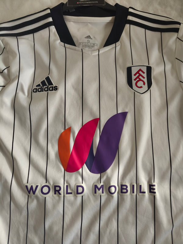 Fulham FC Home Football Shirt 2021-2022 (S) 9 Mitrovic