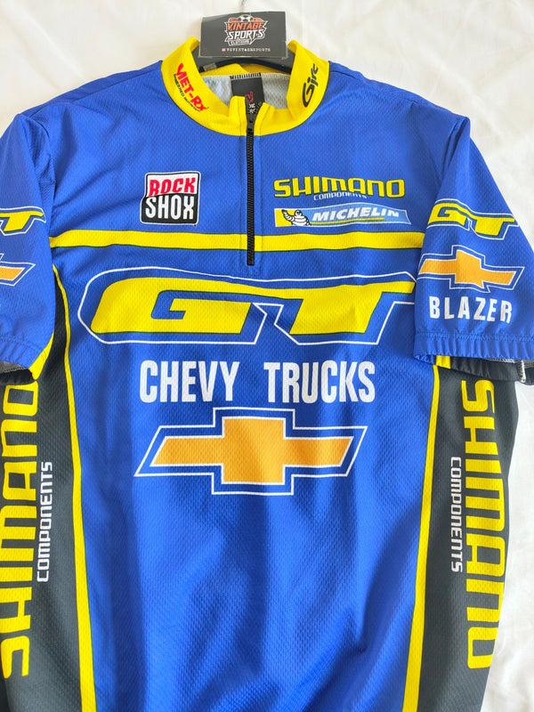 GT Rock Shox Shimano Cycling Team Shirt Jersey 1990s (XXL)
