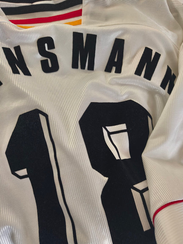 Germany Home Football Shirt 1998-2000 (XL) #18 Klinsmann