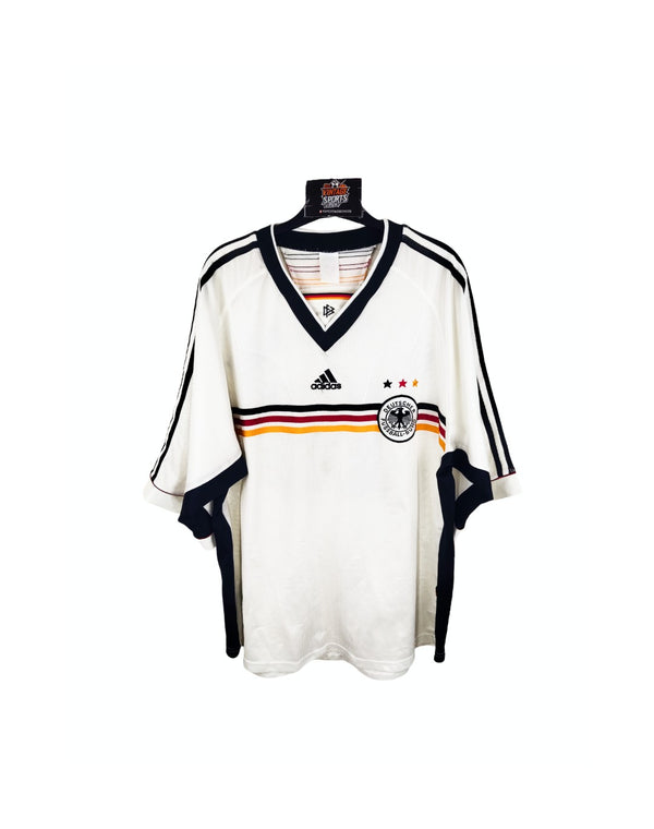 Germany Home Football Shirt 1998-2000 (XL) #18 Klinsmann