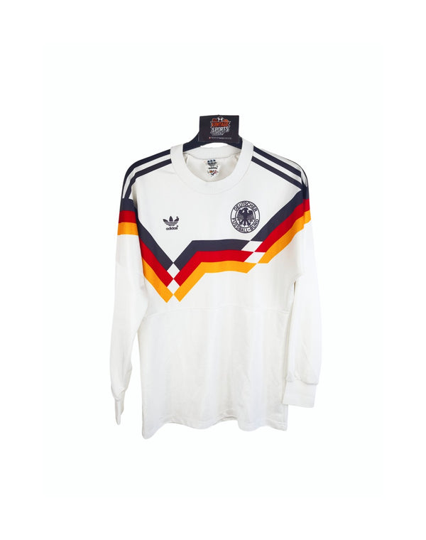 Germany Long Sleeve Home Football Shirt 1988-1990 (S)