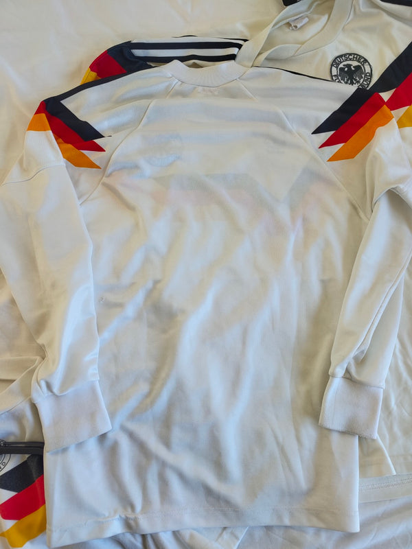 Germany Long Sleeve Home Football Shirt 1988-1990 (S)