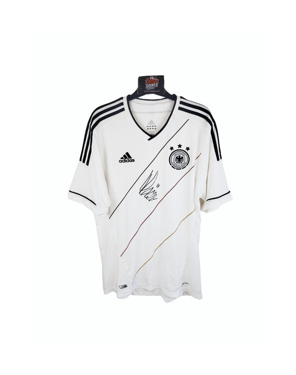 Germany Signed Home Football Shirt 2012-2014 (M) Thomas Muller