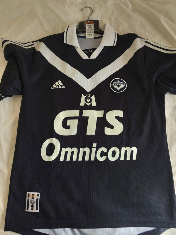 Girondins Bordeaux Home Football Shirt 1999-2000 (M) 26 Dugarry